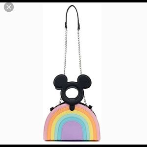 Loungefly Rainbow Mickey Crossbody